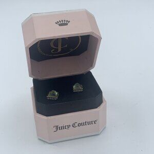 Juicy Courture Pyramid Stone Studs Earrings